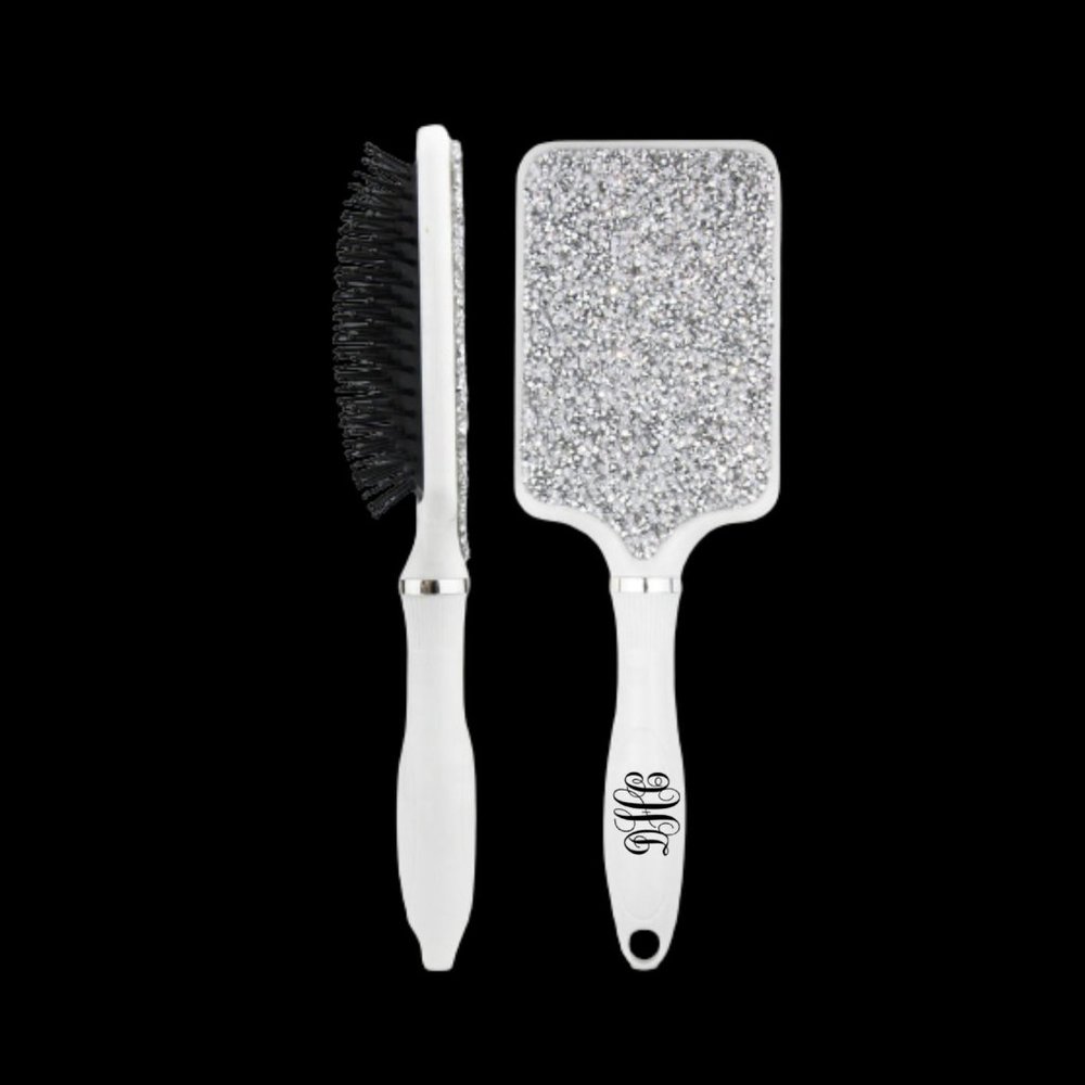 Rhinestone Handmade Diamond Massage Brush Monogram